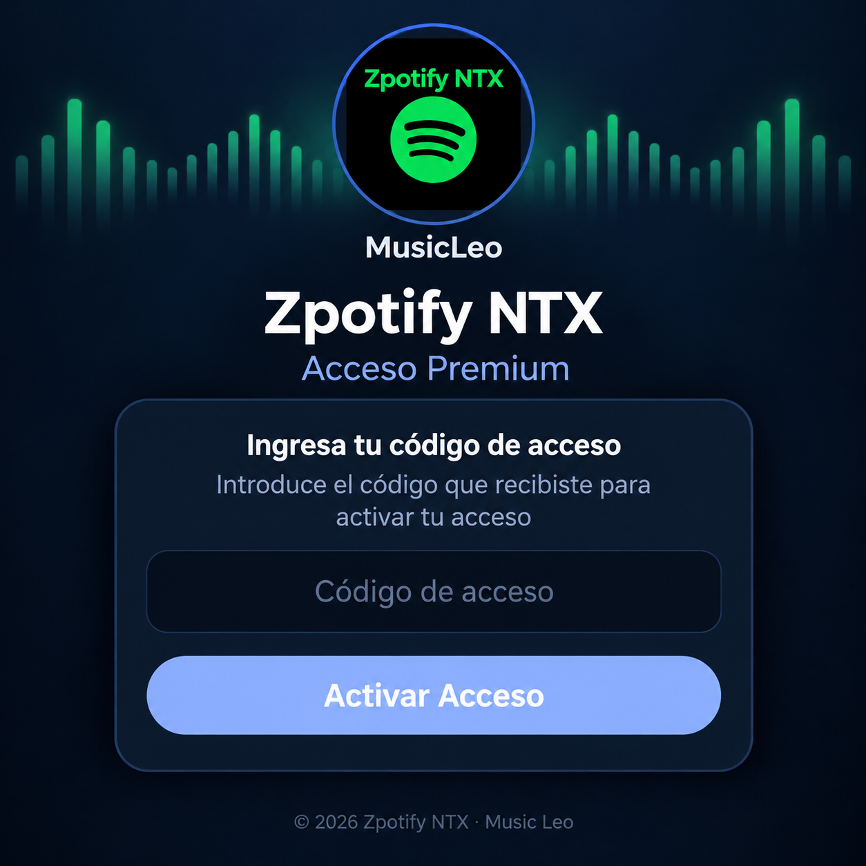 SPOTIFY PREMIUM APK ANDROID (1 DISPOSITIVO, 1 MES)